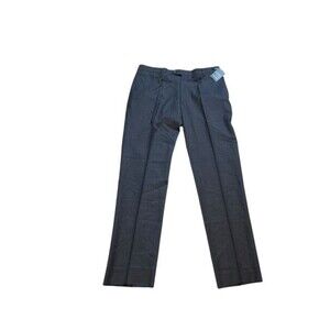 Jos A Bank Suit Separate Dress Pant Trousers Unhemmed Mens Size 38 Gray Unhemmed
